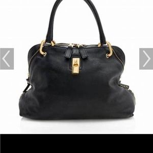 Marc Jacobs Paradise Rio Satchel Lambskin Leather Studded. Good condition